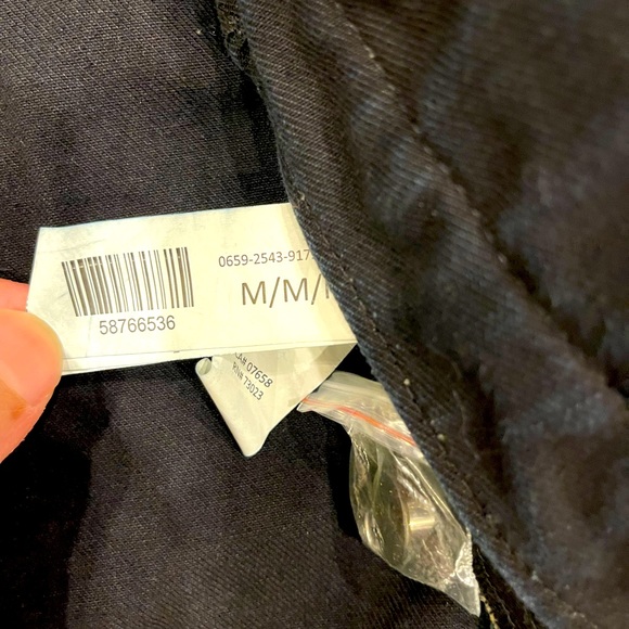 Mens size Medium. Black jean button jacket - Picture 2 of 3